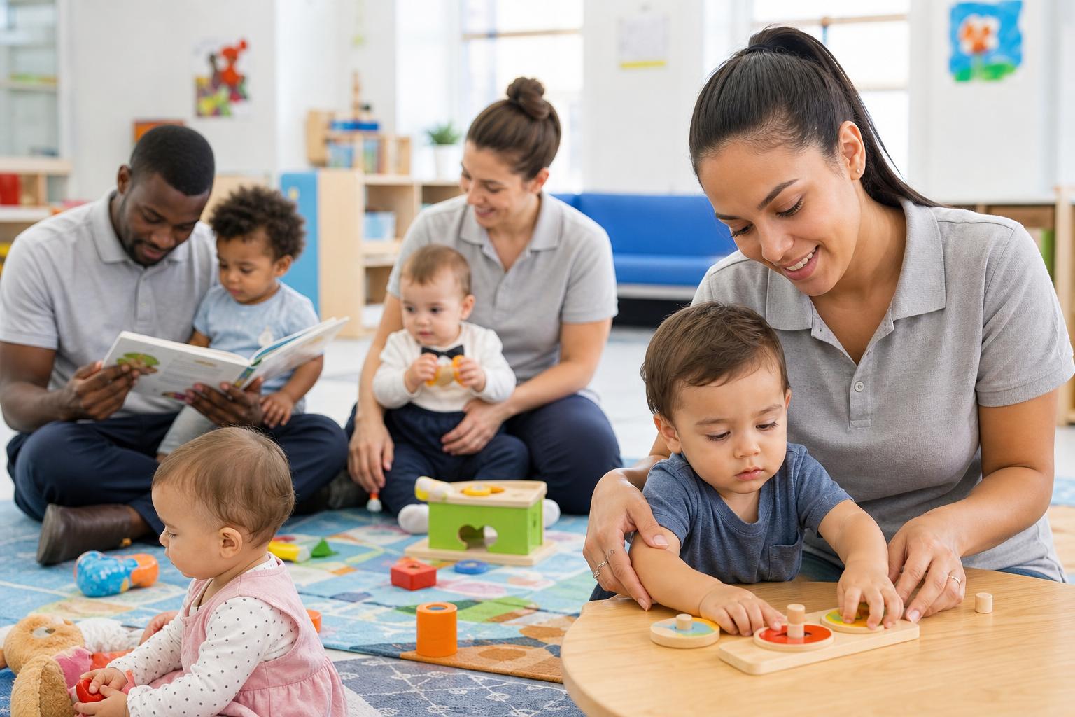 Compétences pour travailler en crèche : 10 aptitudes qui font la différence en 2025