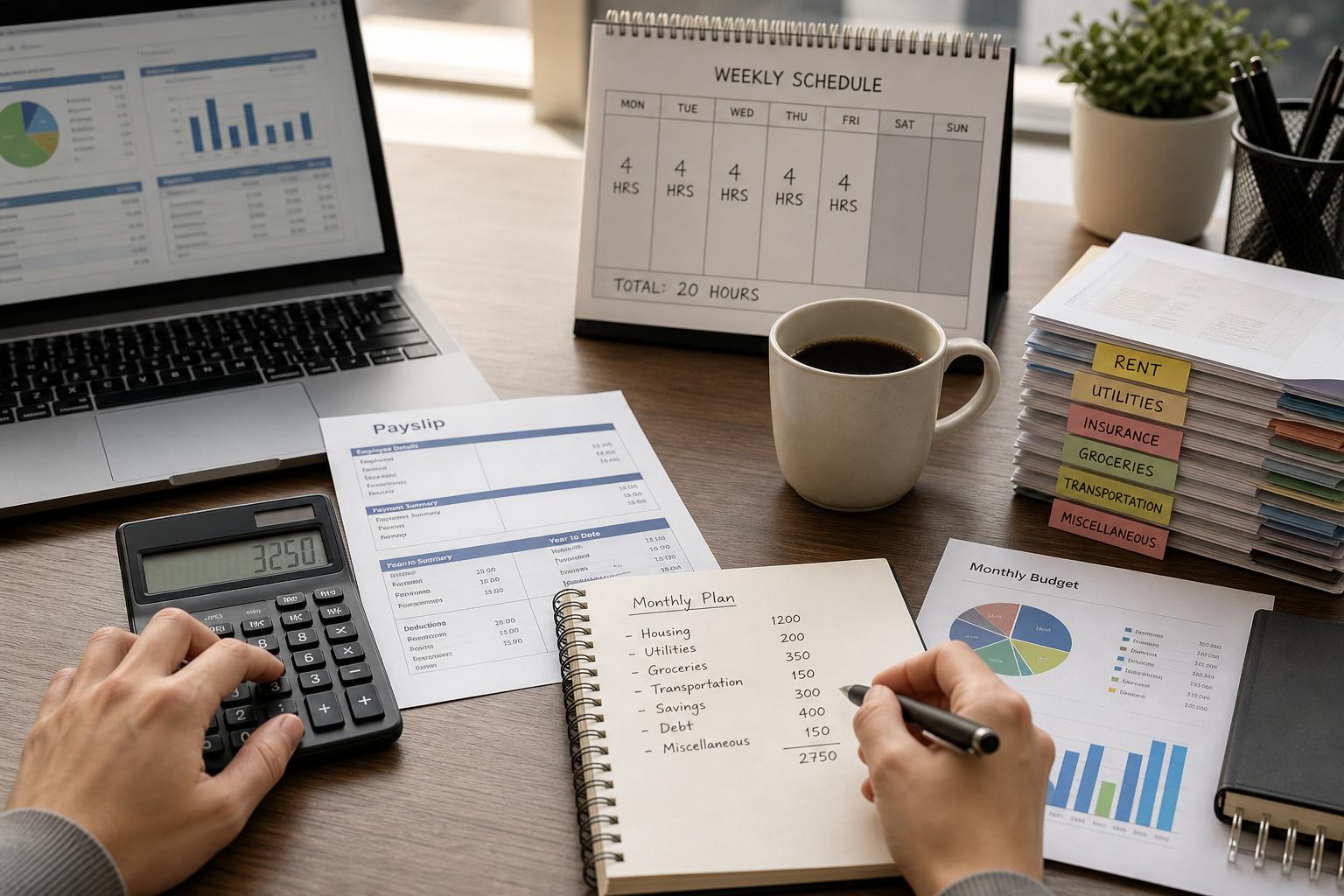 Salaire net 20h semaine : le calcul exact au SMIC et les écarts qui surprennent